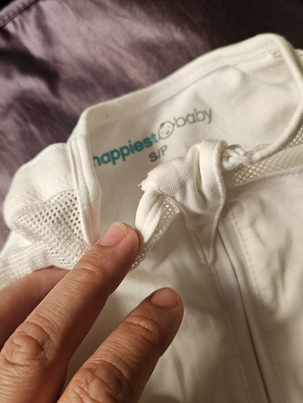 Happiest Baby Snoo Sleep Sack / Snoo Suit – Size Small – White - Picture 2 of 3